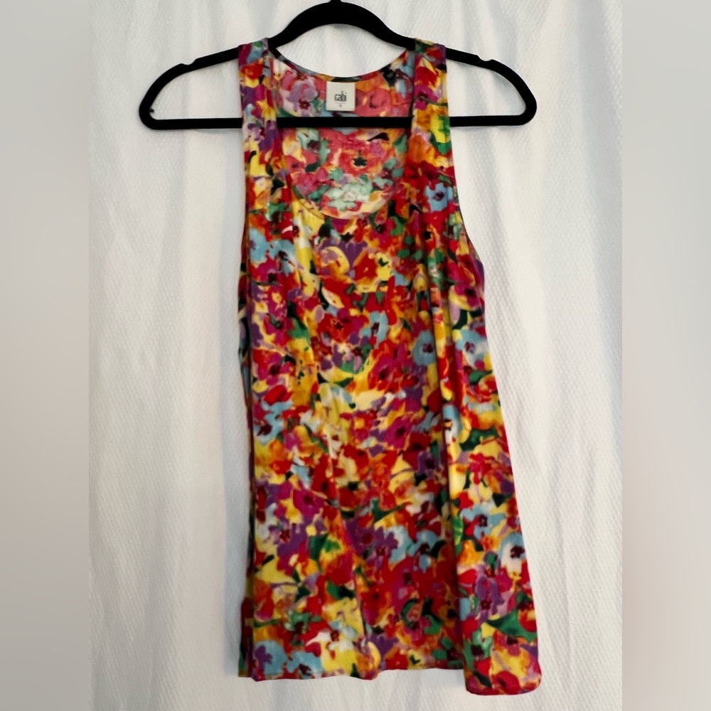 Cabi Luisa Floral Tank Top #5045 | size small